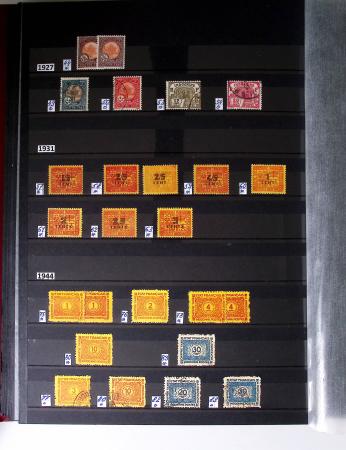 1859-1940, Ensemble de neufs et d'obl. en 19 classeurs