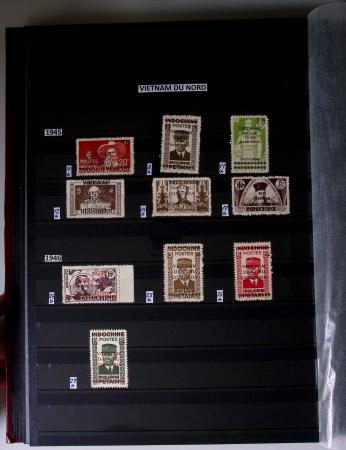 1859-1940, Ensemble de neufs et d'obl. en 19 classeurs