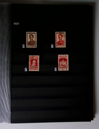 1859-1940, Ensemble de neufs et d'obl. en 19 classeurs