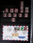 1859-1940, Ensemble de neufs et d'obl. en 19 classeurs