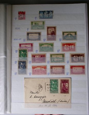 1859-1940, Ensemble de neufs et d'obl. en 19 classeurs
