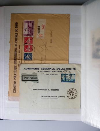 1859-1940, Ensemble de neufs et d'obl. en 19 classeurs