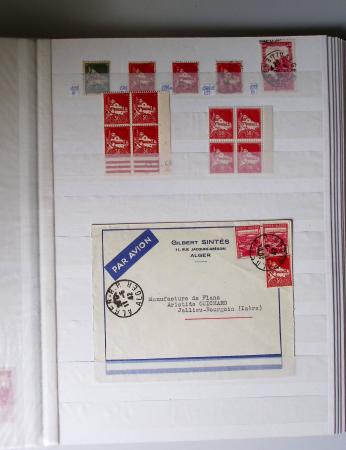 1859-1940, Ensemble de neufs et d'obl. en 19 classeurs