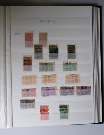 1859-1940, Ensemble de neufs et d'obl. en 19 classeurs