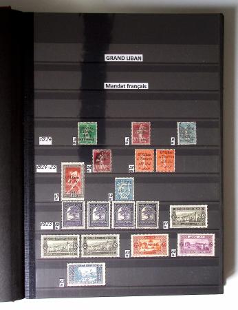 1859-1940, Ensemble de neufs et d'obl. en 19 classeurs