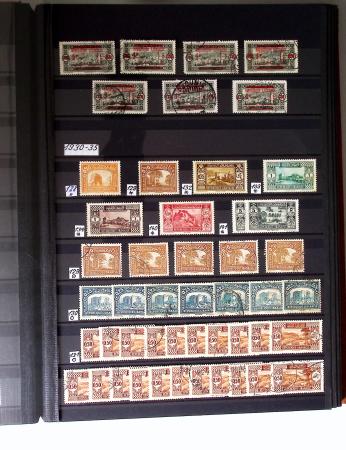 1859-1940, Ensemble de neufs et d'obl. en 19 classeurs