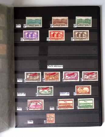1859-1940, Ensemble de neufs et d'obl. en 19 classeurs