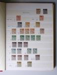 1859-1940, Ensemble de neufs et d'obl. en 19 classeurs