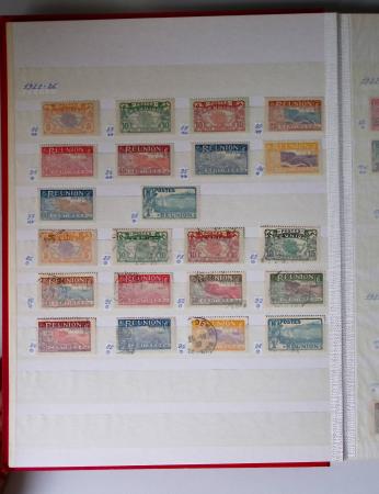 1859-1940, Ensemble de neufs et d'obl. en 19 classeurs