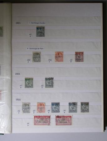1859-1940, Ensemble de neufs et d'obl. en 19 classeurs