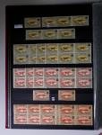 1859-1940, Ensemble de neufs et d'obl. en 19 classeurs