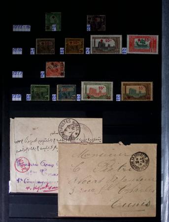 1859-1940, Ensemble de neufs et d'obl. en 19 classeurs