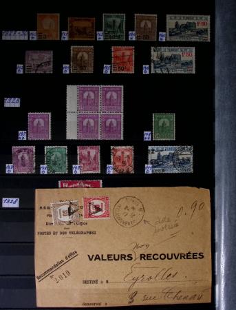 1859-1940, Ensemble de neufs et d'obl. en 19 classeurs