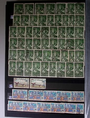1859-1940, Ensemble de neufs et d'obl. en 19 classeurs
