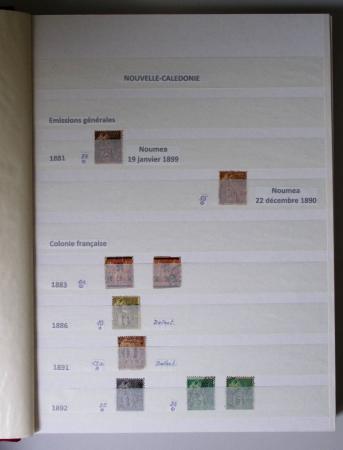 1859-1940, Ensemble de neufs et d'obl. en 19 classeurs