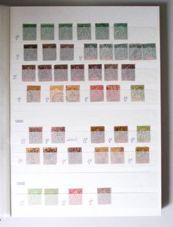 1859-1940, Ensemble de neufs et d'obl. en 19 classeurs