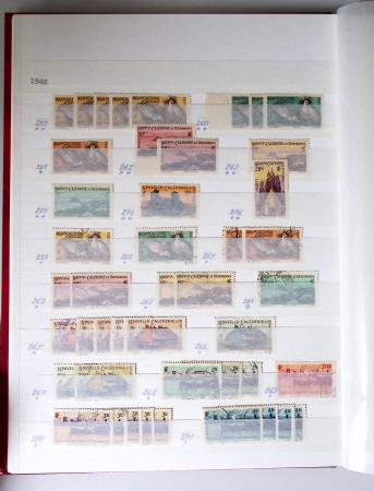 1859-1940, Ensemble de neufs et d'obl. en 19 classeurs