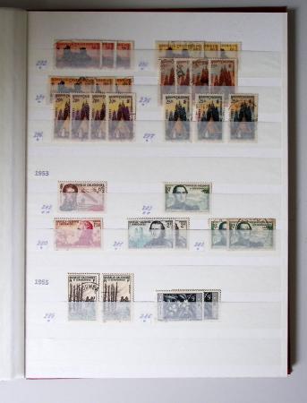 1859-1940, Ensemble de neufs et d'obl. en 19 classeurs