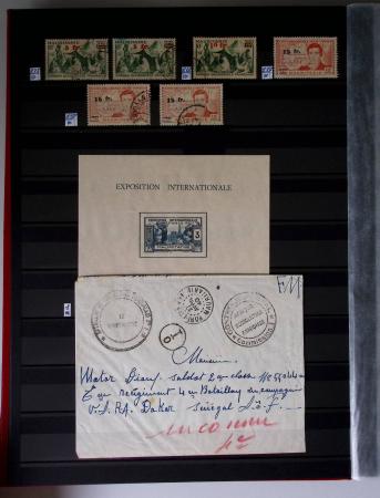 1859-1940, Ensemble de neufs et d'obl. en 19 classeurs