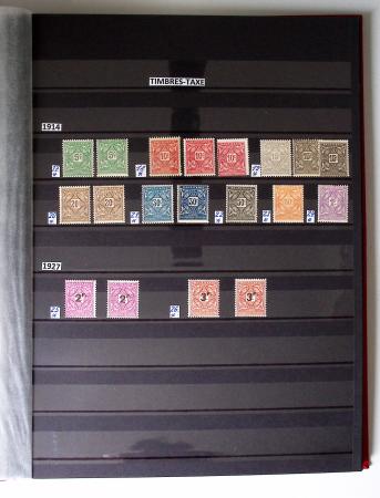 1859-1940, Ensemble de neufs et d'obl. en 19 classeurs