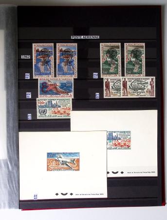 1859-1940, Ensemble de neufs et d'obl. en 19 classeurs