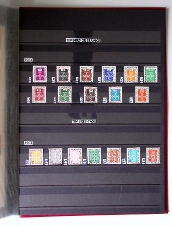 1859-1940, Ensemble de neufs et d'obl. en 19 classeurs
