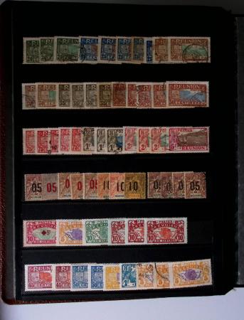 1859-1940, Ensemble de neufs et d'obl. en 19 classeurs
