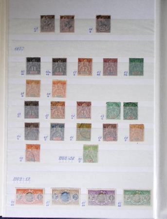 1859-1940, Ensemble de neufs et d'obl. en 19 classeurs