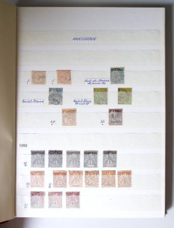 1859-1940, Ensemble de neufs et d'obl. en 19 classeurs