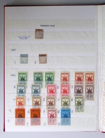 1859-1940, Ensemble de neufs et d'obl. en 19 classeurs