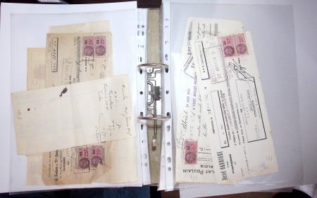 1748-1985, FISCAUX : importante collection de timbres
