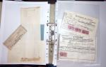 1748-1985, FISCAUX : importante collection de timbres