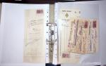 1748-1985, FISCAUX : importante collection de timbres