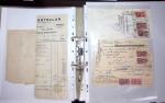 1748-1985, FISCAUX : importante collection de timbres