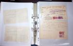 1748-1985, FISCAUX : importante collection de timbres