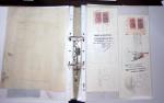 1748-1985, FISCAUX : importante collection de timbres