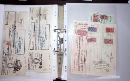 1748-1985, FISCAUX : importante collection de timbres