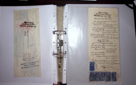 1748-1985, FISCAUX : importante collection de timbres