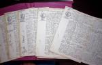 1748-1985, FISCAUX : importante collection de timbres