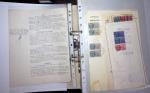 1748-1985, FISCAUX : importante collection de timbres
