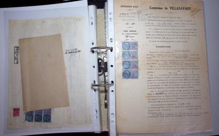 1748-1985, FISCAUX : importante collection de timbres