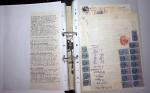 1748-1985, FISCAUX : importante collection de timbres