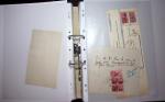1748-1985, FISCAUX : importante collection de timbres