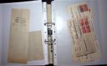 1748-1985, FISCAUX : importante collection de timbres