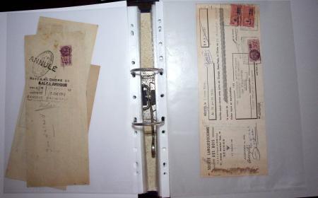 1748-1985, FISCAUX : importante collection de timbres