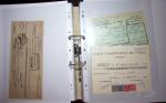 1748-1985, FISCAUX : importante collection de timbres
