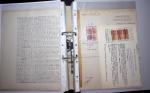 1748-1985, FISCAUX : importante collection de timbres