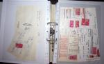 1748-1985, FISCAUX : importante collection de timbres