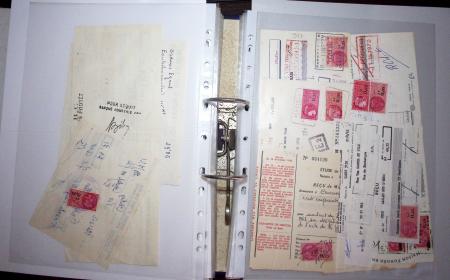 1748-1985, FISCAUX : importante collection de timbres