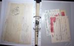 1748-1985, FISCAUX : importante collection de timbres
